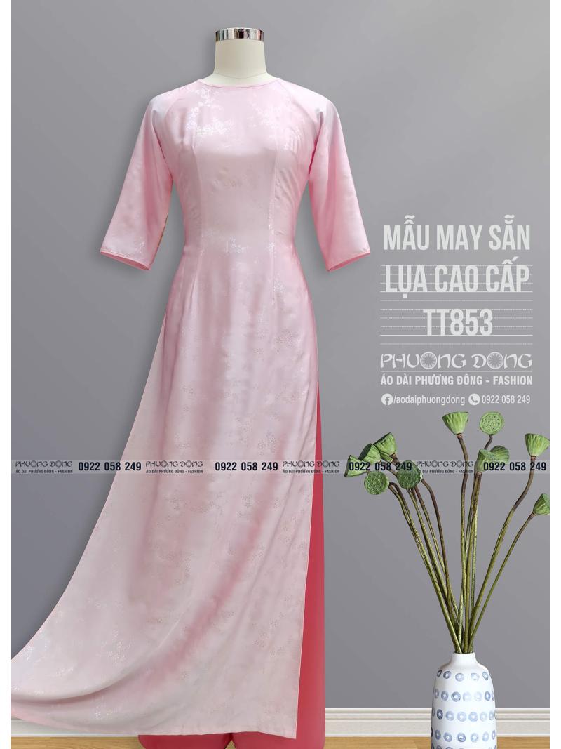 Áo Dài Truyền Thống Lụa Cao Cấp TT853